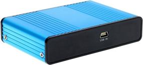 img 2 attached to 🔊 Optimal Shop USB 2.0 External Sound Card 6 Channel 5.1 Surround Adapter Audio S/PDIF for PC -Blue: Enhance Your PC Audio Experience