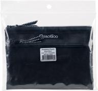 🧵 multi-colored chiaogoo twist needles accessory pouch: black mesh, 0.27 x 6.4 x 6.4 cm - organize your knitting essentials! logo