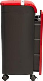 img 3 attached to 🔴 GoECOlife GMW124P-Red Limited Edition 12-Sheet High Security Microcut Paper Shredder in Striking Red Color