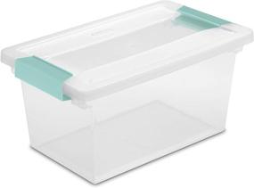 img 3 attached to Sterilite Clear Medium Clip Storage Box (Pack of 4): Improved SEO-Friendly Product Name!