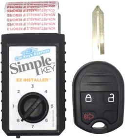 img 3 attached to 🚗 Car Keys Express Compatible/Replacement 3-Button Remote for Ford & Lincoln Vehicles - Simplified Key Solution