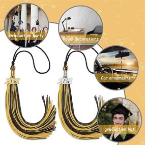 img 1 attached to 🎓 Graduation Tassel 2021: 2 Pcs Graduation Decorations for Gifts