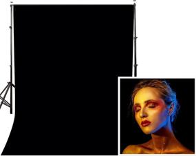 img 4 attached to 📸 BEIYANG 5Ft x 3.2Ft Non-Reflective Velvet Photography Backdrop: Perfect for Studio Shooting Props, Food Photography, Webcasts, and Background Framing