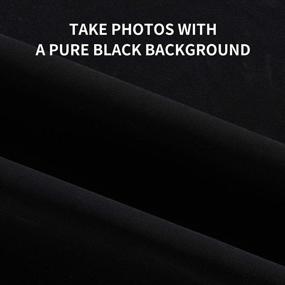 img 2 attached to 📸 BEIYANG 5Ft x 3.2Ft Non-Reflective Velvet Photography Backdrop: Perfect for Studio Shooting Props, Food Photography, Webcasts, and Background Framing