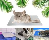 🐇 comtim rabbits cooling mat: keep your small pets cool with our self cooling mat pad for hamster, guinea pig, chinchilla, kitten, cat and more! logo