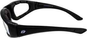 img 2 attached to Clear Anti Fog Foam Padded Motorcycle 🕶️ Glasses with Full Interior Padding - Birdz Oriole