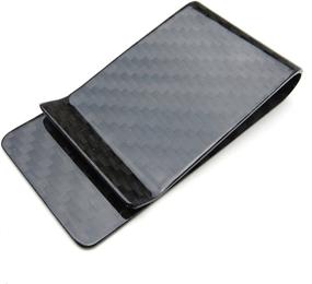 img 3 attached to 💼 Sleek Carbon Fiber Money Clip in Black: A Secure and Stylish Accessory