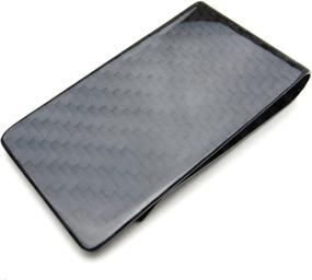 img 2 attached to 💼 Sleek Carbon Fiber Money Clip in Black: A Secure and Stylish Accessory