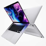📒 ultra slim translucent i-blason halo case for macbook pro 16" (2019 release) – clear protective cover for new macbook pro 16" with touch bar, touch id – frost/clear logo