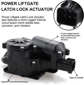 img 3 attached to 🔒 Power Liftgate Latch Lock Actuator - Replacements for Buick Enclave, Cadillac CTS, Chevrolet Tahoe, GMC Yukon