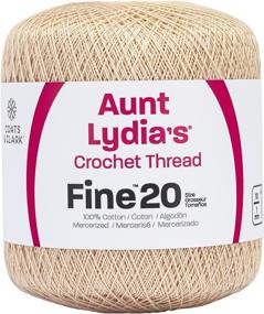img 4 attached to Coats Crochet Fine Crochet Thread 20 Natural: Top-Quality Essence for Delicate Creations