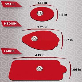 img 2 attached to 💪 Long-lasting TENS EMS Unit Electrode Pads: 10 Premium Reusable Pads + Plastic Holder