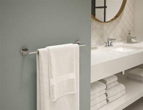 img 3 attached to 🚿 Enhance Your Bathroom with the Symmons 673TB-24 Identity 24 in. Wall-Mounted Towel Bar in Polished Chrome