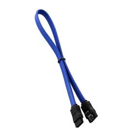 img 4 attached to CableMod ModFlex Sleeved SATA 3 Cable (Blue