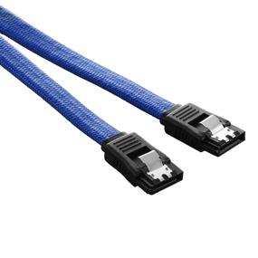 img 3 attached to CableMod ModFlex Sleeved SATA 3 Cable (Blue