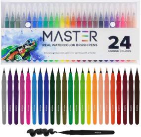 img 4 attached to Color Master Markers Watercolor Flexible