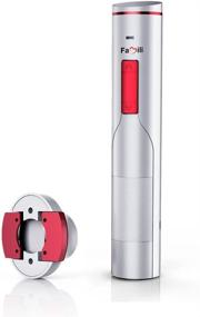 img 4 attached to 🍷 Famili FM700WR Electric Wine Opener: Rechargeable Corkscrew with Foil Cutter, 180 Bottles per Charge - Pearl White