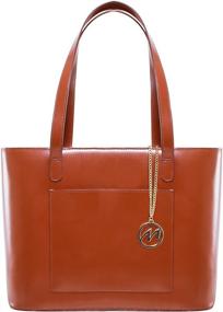 img 3 attached to McKlein Womens Fashionable 97536 Leather Women's Handbags & Wallets in Totes