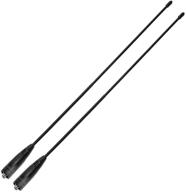 📻 high-performance 2 pack ar-771 tri-band radio antenna for baofeng uv-9s, bf-r3 and more – ideal for amateur ham two way radio enthusiasts logo