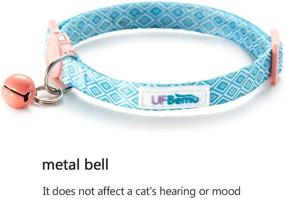 img 2 attached to 🐱 Bluerise 2-Pack Cat Collars with Bells - Adjustable Kitten Collars, Breakaway Safety Buckle, Ideal for Girls