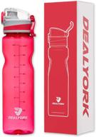 🚴 dealyork 32oz leakproof sports water bottle - bpa free tritan bottle for sporting, cycling, working & traveling logo