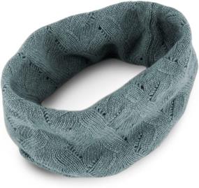 img 3 attached to Womens Cashmere Infinity Scarf Snood