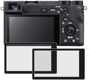 img 4 attached to 📷 Конечная защита для камеры Sony DSLR Alpha A6400 A6500 A5100 ILCE-6500 ILCE-6500KIT: Защитные стеклянные пленки PCTC (2 упаковки)