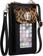 heaye women's crossbody cell 👜 phone purse wallet with phone holder logo