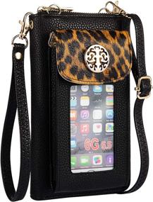 img 4 attached to Heaye Women's Crossbody Cell 👜 Phone Purse Wallet with Phone Holder