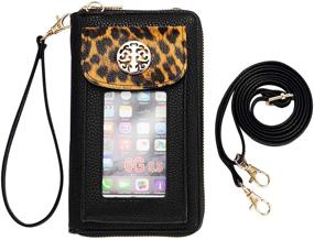 img 2 attached to Heaye Women's Crossbody Cell 👜 Phone Purse Wallet with Phone Holder