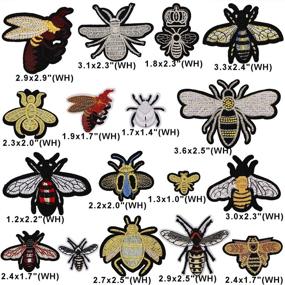 img 3 attached to 20 Bee Bumblebee Insect Iron-On Patches - Embroidered Motif Applique for DIY Jeans, Jackets, Kids' Clothing, Bags, Caps - Customizable, Arts and Crafts Sew-On Patches (Set of 20 Bees)