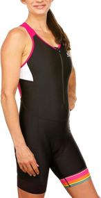 img 1 attached to 🏊 Women's Triathlon Suit - FRT SLS3 - Slim Athletic Fit - No Shelf Bra