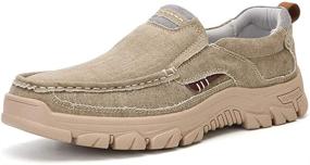 img 3 attached to 👞 Breathable Men's Loafers for Walking and Driving by VENSHINE Shoes