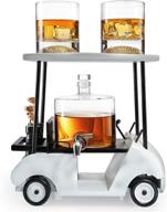 🏌️ exquisite golf decanter whiskey glasses replica - perfect for golf lovers and whiskey enthusiasts логотип