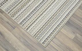 img 3 attached to Garland Rug Carnival Area Rug: 3x5-Ft, Earthtone Stripes - Color & Design Vary