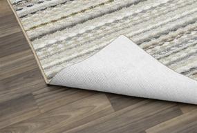 img 2 attached to Garland Rug Carnival Area Rug: 3x5-Ft, Earthtone Stripes - Color & Design Vary