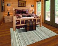 garland rug carnival area rug: 3x5-ft, earthtone stripes - color & design vary logo