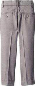 img 1 attached to Stylish and Comfortable: Isaac Mizrahi Little Boy's Wool Blend Slim Pant