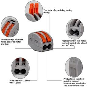 img 2 attached to HIFROM Lever Nut Conductor Connectors Assortment