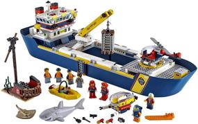 img 3 attached to 🚁 LEGO Helicopter Submarine Exploration Set with Minifigures