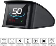 🚗 t600 universal car hud head up display - digital gps speedometer with speedup test, brake test, overspeed alarm - tft lcd display for all vehicles logo