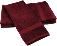 🧪 doctor joe dbs-16273-buri-2ea-2pk safe-2-bleach burgundy salon towels, 16" x 27", plush cotton - pack of 2 logo