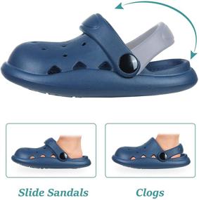 img 1 attached to Garden Clogs Toddler Sandals: Perfect Boys' Shoes for Summer Clogs & Mules