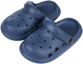 img 4 attached to Garden Clogs Toddler Sandals: Perfect Boys' Shoes for Summer Clogs & Mules