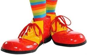 img 2 attached to 🎪 AMSCAN Deluxe Clown Shoes in Red and Yellow - Halloween Costume Accessories, One Size, 15"H x 9 3/4"W