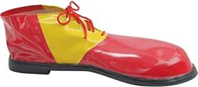 img 1 attached to 🎪 AMSCAN Deluxe Clown Shoes in Red and Yellow - Halloween Costume Accessories, One Size, 15"H x 9 3/4"W