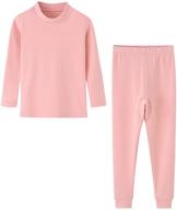 👶 cozy toddler boys long johns: essential layering for boys' clothing and underwear logo