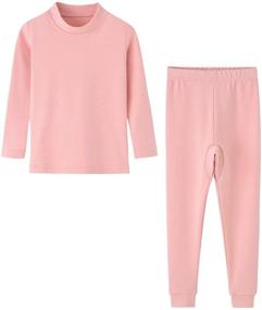 img 4 attached to 👶 Cozy Toddler Boys Long Johns: Essential Layering for Boys' Clothing and Underwear