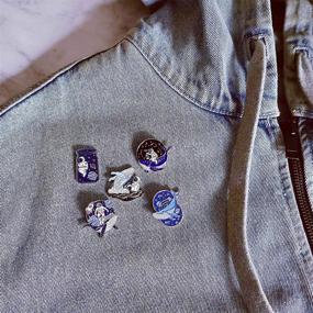 img 2 attached to Enchanting Astronaut Adventure: Cute Enamel Pin Set with Novel Cartoon Planets Designs - Perfect Backpacks, Hats, and Bags Accessory for Women, Girls, and Kids