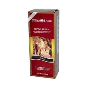 img 3 attached to 🖤 Surya Brasil Henna Cream for Hair, Black - 2.37 oz